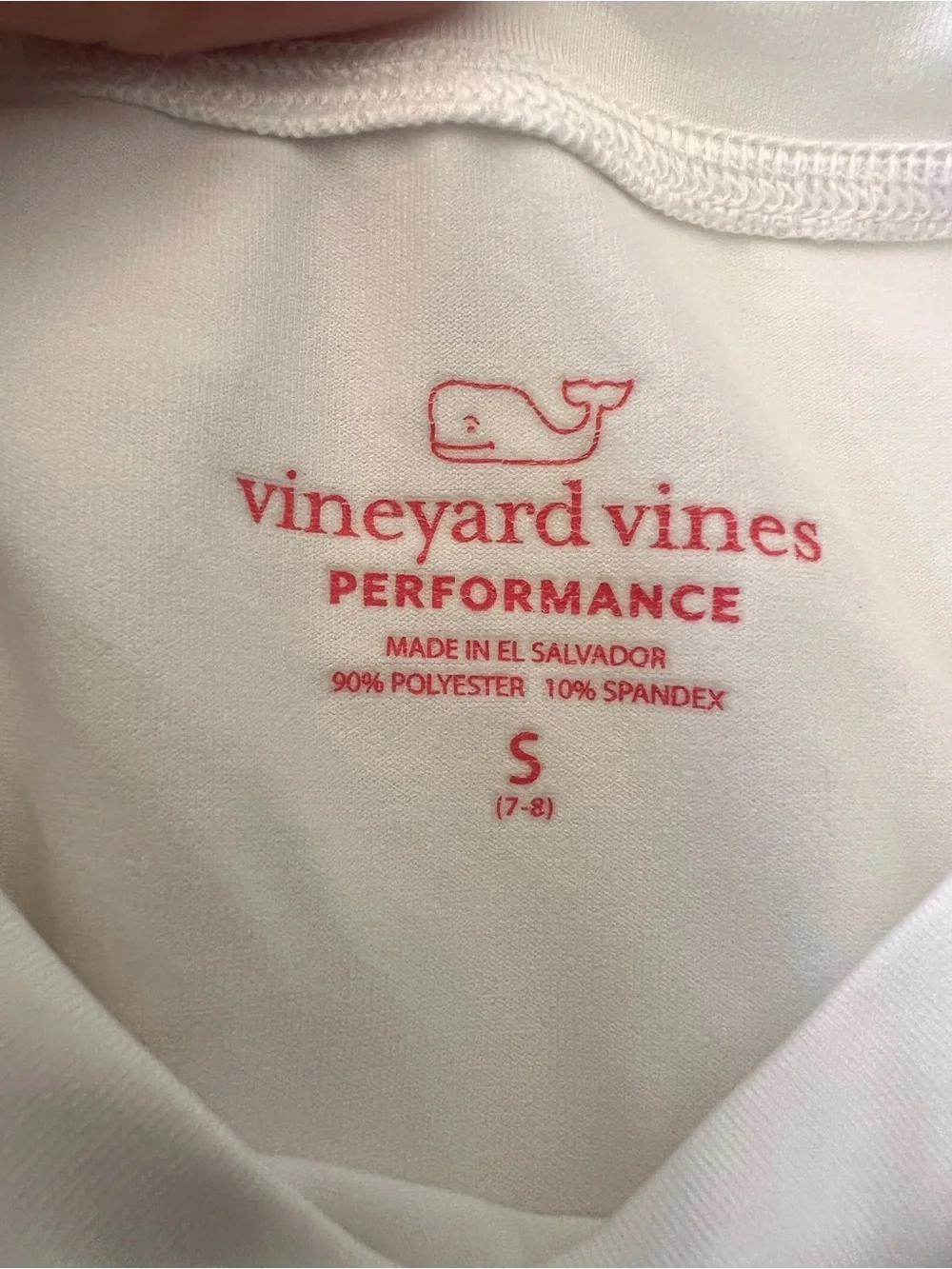 Vineyard Vines Performance Long Sleeve Rash Guard | Girls Size Small (7-8)